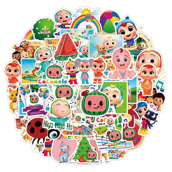 cocomelon cartoon stickers diy skateboard fridge lapmotorcycle travel luggage decals sticker for kids toy gift
cocomelon cartoon stickers diy skateboard fridge lapmotorcycle travel luggage decals sticker for kids toy gift