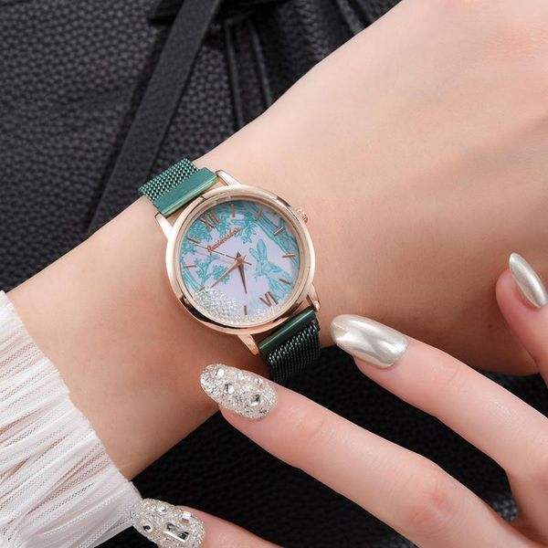 wristwatches fashion quartz watch alloy mesh strap cartoon printed round dial casual for women girls bmf88, Slivery;brown
wristwatches fashion quartz watch alloy mesh strap cartoon printed round dial casual for women girls bmf88, Slivery;brown