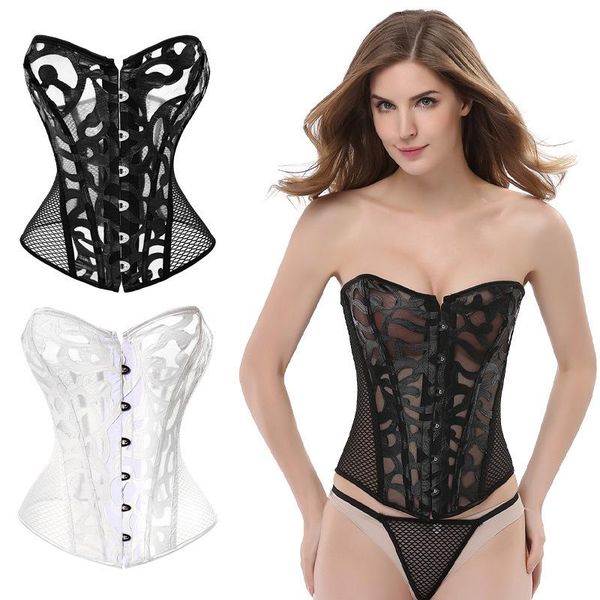 women's shapers shapewear body sculpting abdomen sterna underwear breathable mesh summer corset, Black;white
women's shapers shapewear body sculpting abdomen sterna underwear breathable mesh summer corset, Black;white