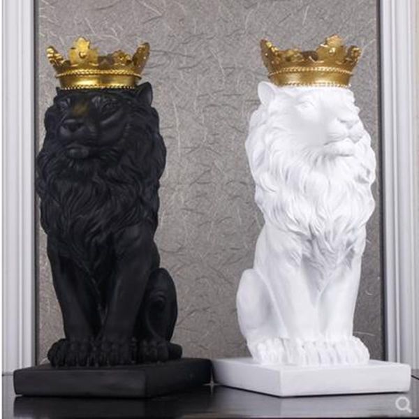 decorative objects & figurines nordic beautiful crown lion resin figurine with ornament home decoration crafts mascots modern office desktop
decorative objects & figurines nordic beautiful crown lion resin figurine with ornament home decoration crafts mascots modern office desktop