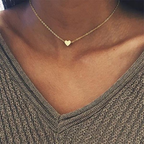 pendant necklaces simple trendy heart clavicle necklace for women female elegant gold chain ladies heart-shaped jewelry gifts, Silver
pendant necklaces simple trendy heart clavicle necklace for women female elegant gold chain ladies heart-shaped jewelry gifts, Silver
