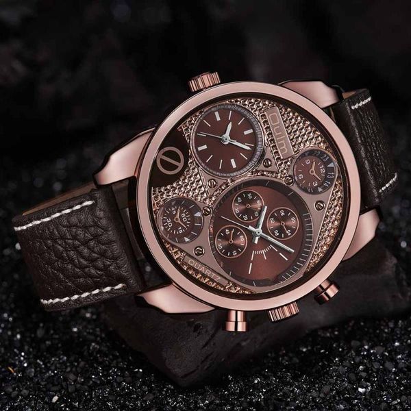 wristwatches oulm mens watch fashion vintage steampunk watches leather band quartz man reloj para hombre mannen horloge, Slivery;brown
wristwatches oulm mens watch fashion vintage steampunk watches leather band quartz man reloj para hombre mannen horloge, Slivery;brown