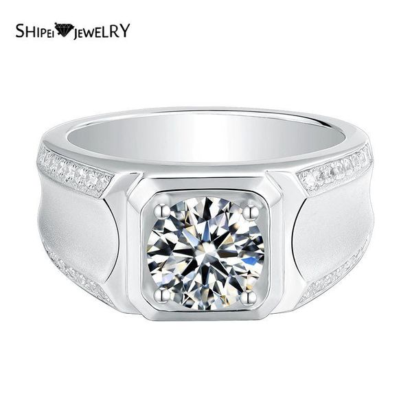 cluster rings shipei fashion 100% 925 sterling silver round real moissanite diamonds gemstone engagement 2ct classic men's ring fine je, Golden;silver
cluster rings shipei fashion 100% 925 sterling silver round real moissanite diamonds gemstone engagement 2ct classic men's ring fine je, Golden;silver