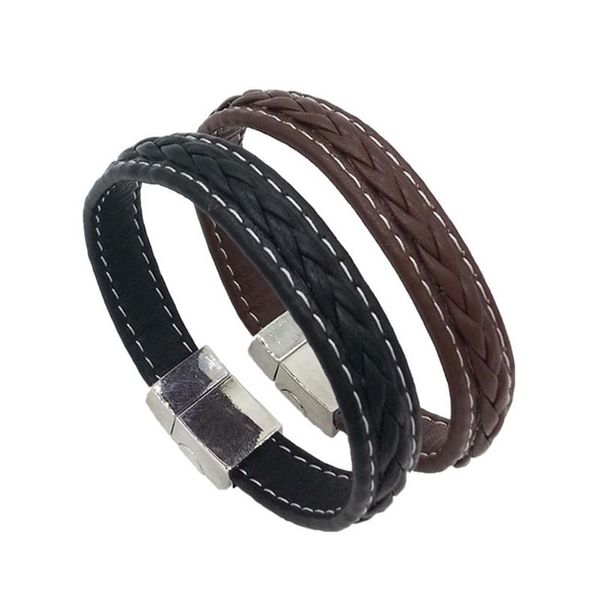 charm bracelets fashion hand-woven leather magnet buckle bracelet for men bangles wrist band boy gift, Golden;silver
charm bracelets fashion hand-woven leather magnet buckle bracelet for men bangles wrist band boy gift, Golden;silver