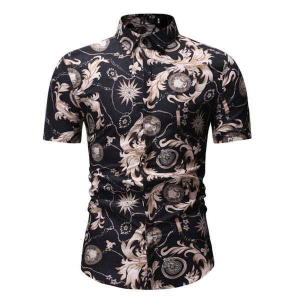 men's casual shirts shirt men's short sleeve youth fashion leisure versatile british style print slim fit u30k, White;black
men's casual shirts shirt men's short sleeve youth fashion leisure versatile british style print slim fit u30k, White;black