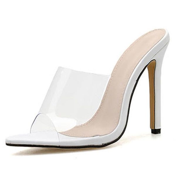 women's shoes pointed large size sandals summer casual high-heeled transparent cwf, Black
women's shoes pointed large size sandals summer casual high-heeled transparent cwf, Black