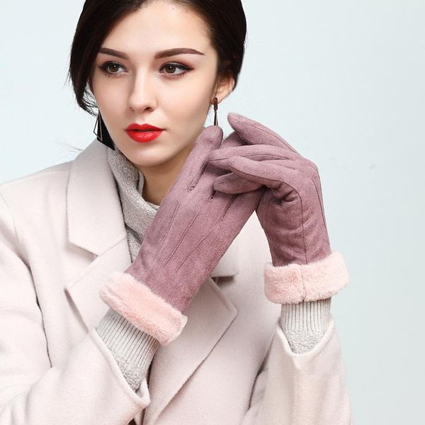 five fingers gloves fashion winter women windproof cold proof internal plush warm lady mittens touch screen skin-friendly soft female, Blue;gray
five fingers gloves fashion winter women windproof cold proof internal plush warm lady mittens touch screen skin-friendly soft female, Blue;gray