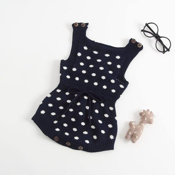 rompers wholesale autumn baby girl boy bodysuit polka dot sweater knitted cotton clothes sleeveless jumpsuit navy brown e8313 uj5p, Blue
rompers wholesale autumn baby girl boy bodysuit polka dot sweater knitted cotton clothes sleeveless jumpsuit navy brown e8313 uj5p, Blue