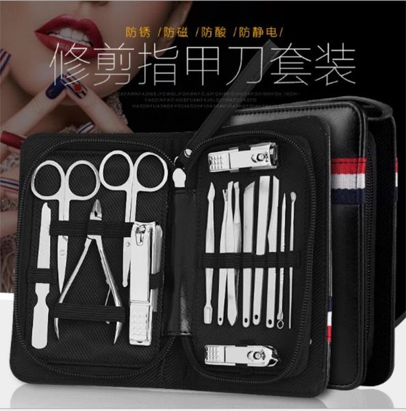 nail art kits 15 pcs stainless steel clipper grooming kit manicure pedicure tools set with case / by dhl 20sets
nail art kits 15 pcs stainless steel clipper grooming kit manicure pedicure tools set with case / by dhl 20sets