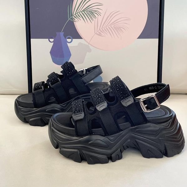 sandals sport women 2021 fashion thick bottom gladiator ladies chunky summer platform wedge beach shoes sandalias mujer, Black
sandals sport women 2021 fashion thick bottom gladiator ladies chunky summer platform wedge beach shoes sandalias mujer, Black