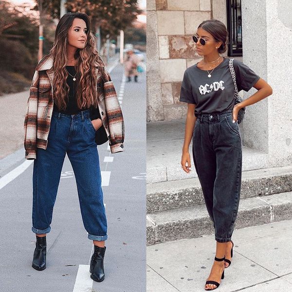 2011women streetwear pleated mom jeans high waist loose slouchy jeans pockets boyfriend pants casual ladies denim trousers, Blue
2011women streetwear pleated mom jeans high waist loose slouchy jeans pockets boyfriend pants casual ladies denim trousers, Blue
