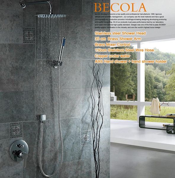 becola 8 10 12 16 inch shower set wall mounted stainless steel rainfall head chrome faucet kit bathroom sets
becola 8 10 12 16 inch shower set wall mounted stainless steel rainfall head chrome faucet kit bathroom sets