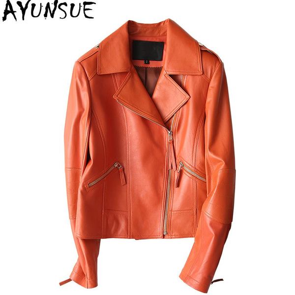 genuine leather jacket motorcycles women short spring autumn womens sheepskin coat real chaqueta mujer zjz007 women's & faux, Black
genuine leather jacket motorcycles women short spring autumn womens sheepskin coat real chaqueta mujer zjz007 women's & faux, Black