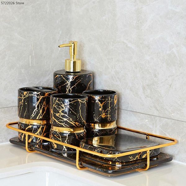 bath accessory set nordic bathroom supplies ceramic toothbrush holder decoration accessories toothpaste dispenser golden marble tray
bath accessory set nordic bathroom supplies ceramic toothbrush holder decoration accessories toothpaste dispenser golden marble tray