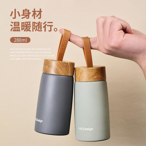 water bottles creative wood pattern 304 stainless steel insulation cup vacuum cute mini belly custom logo
water bottles creative wood pattern 304 stainless steel insulation cup vacuum cute mini belly custom logo
