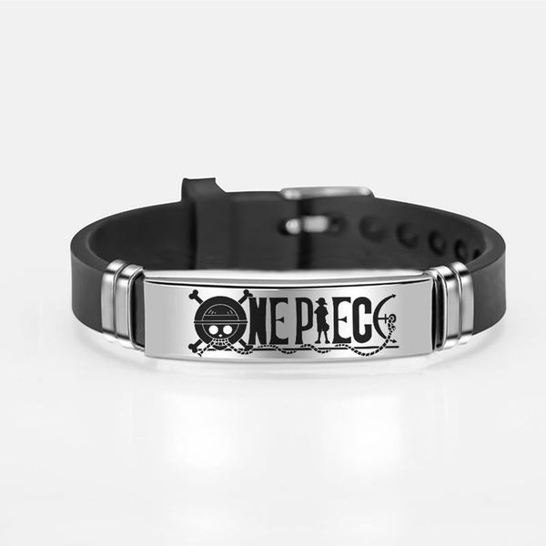 charm bracelets anime one piece luffy zoro bracelet bangle straw hat pirates stainless steel silicone adjustable cosplay jewelry, Golden;silver
charm bracelets anime one piece luffy zoro bracelet bangle straw hat pirates stainless steel silicone adjustable cosplay jewelry, Golden;silver