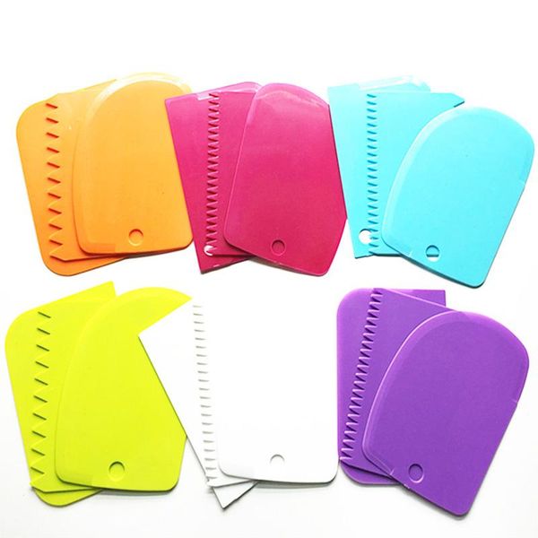 baking & pastry tools 3pcs dough cake cutter scraper knife spatula for cream plain smooth jagged tool
baking & pastry tools 3pcs dough cake cutter scraper knife spatula for cream plain smooth jagged tool