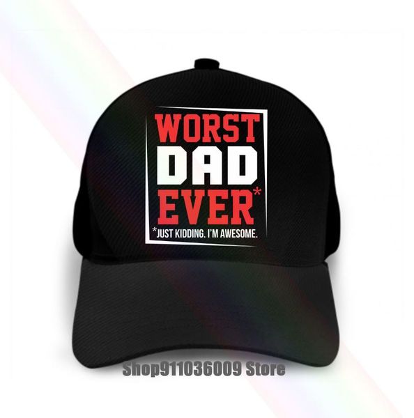 worst dad ever, just kidding. i'm awesome cap hat cycling caps & masks, Black
worst dad ever, just kidding. i'm awesome cap hat cycling caps & masks, Black