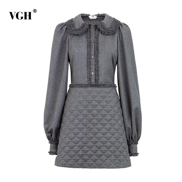 casual dresses vgh elegant gray dress for female lapel long sleeve high waist a line mini women 2021 autumn fashion clothing style, Black;gray
casual dresses vgh elegant gray dress for female lapel long sleeve high waist a line mini women 2021 autumn fashion clothing style, Black;gray