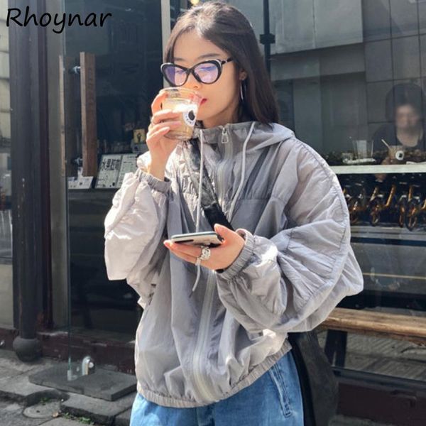 women's jackets women summer fashion casual sun-protection light-weight ulzzang long sleeve outerwear college girls cozy thin hooded, Black;brown
women's jackets women summer fashion casual sun-protection light-weight ulzzang long sleeve outerwear college girls cozy thin hooded, Black;brown