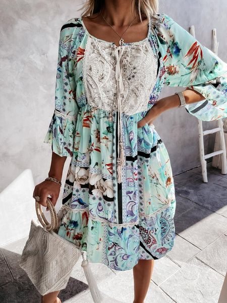 party dresses women summer 2021 lace floral print boho beach dress ruffle half sleeve a line mini up sundress robe, White;black
party dresses women summer 2021 lace floral print boho beach dress ruffle half sleeve a line mini up sundress robe, White;black