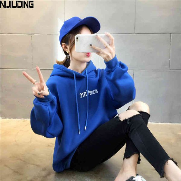 winter plus velvet thickened rabbit ears hoodies women casual letter long sleeve loose pullovers ladies 210514, Black
winter plus velvet thickened rabbit ears hoodies women casual letter long sleeve loose pullovers ladies 210514, Black