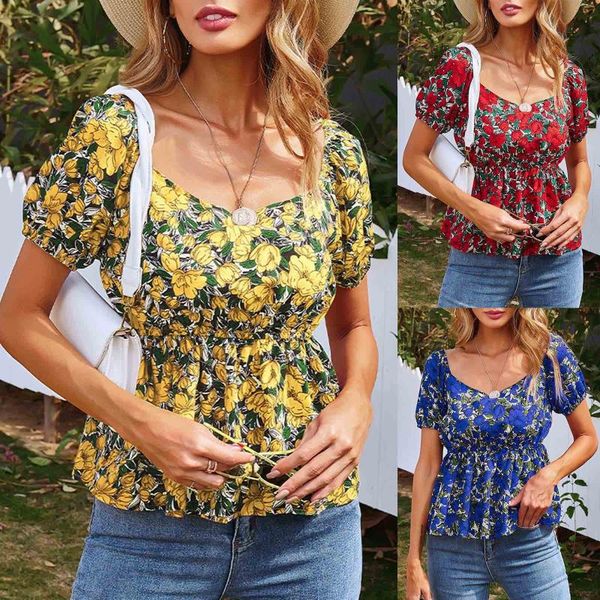 women's t-shirt casual fashion all-match flowers print short sleeve spring summer 2021 women damskie t-shirty sweetshirt, White
women's t-shirt casual fashion all-match flowers print short sleeve spring summer 2021 women damskie t-shirty sweetshirt, White