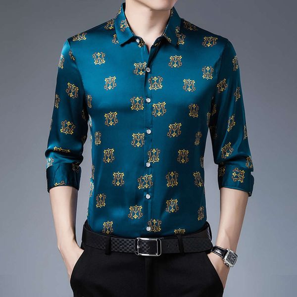 men's casual shirts shirt spring men's long sleeve casual lapel shirt fashion slim print 2213 4d4h, White;black
men's casual shirts shirt spring men's long sleeve casual lapel shirt fashion slim print 2213 4d4h, White;black
