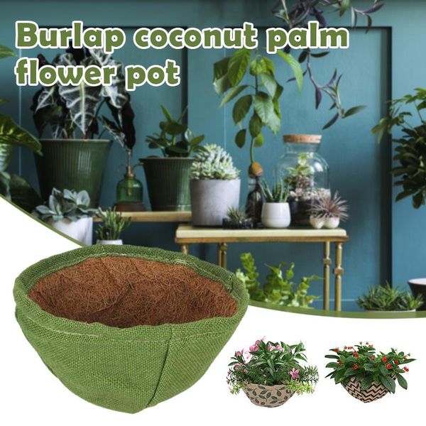 storage baskets coconut flower pot with linen cover waterproof hanging natural basket garden plant peripheral wrap for home
storage baskets coconut flower pot with linen cover waterproof hanging natural basket garden plant peripheral wrap for home