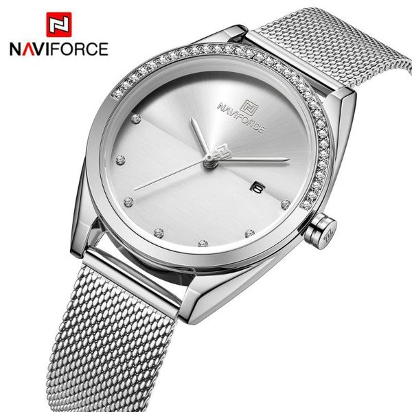 wristwatches naviforce women watches diamond quartz analog clock ultra thin mesh strap simple casual wristwatch girl gift, Slivery;brown
wristwatches naviforce women watches diamond quartz analog clock ultra thin mesh strap simple casual wristwatch girl gift, Slivery;brown