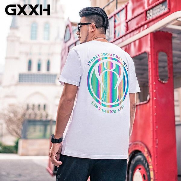 summer t shirt streetwear mens white reflective printed t-shirt short sleeve tees big size male black men's t-shirts, White;black
summer t shirt streetwear mens white reflective printed t-shirt short sleeve tees big size male black men's t-shirts, White;black