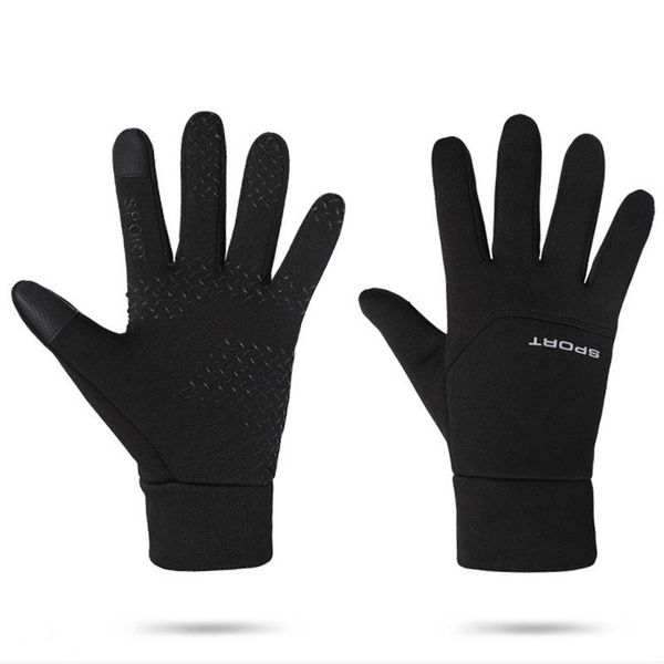 sports gloves winter outdoor thermal sensitive touch screen plus velvet waterproof climbing hiking riding non-slip, Black
sports gloves winter outdoor thermal sensitive touch screen plus velvet waterproof climbing hiking riding non-slip, Black