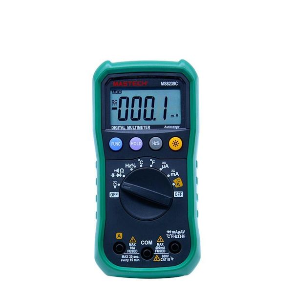 multimeters mastech ms8239c digital multimeter ac dc voltage current capacitance frequency temperature tester auto range handheld 3 3/4
multimeters mastech ms8239c digital multimeter ac dc voltage current capacitance frequency temperature tester auto range handheld 3 3/4