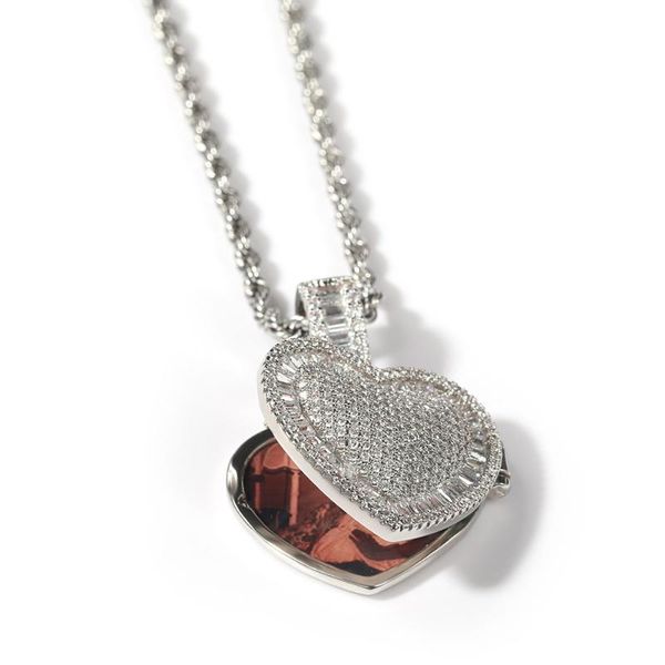 pendant necklaces romantic silver color micro paved cz zircon heart po frame necklace for women mother day gifts can be opened
pendant necklaces romantic silver color micro paved cz zircon heart po frame necklace for women mother day gifts can be opened
