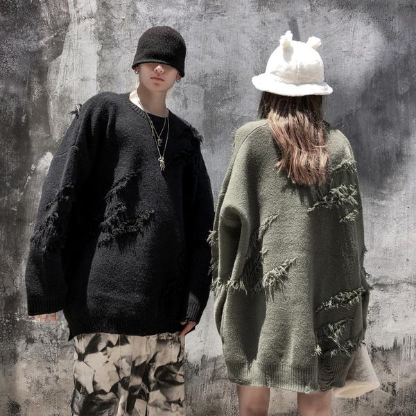 men's sweaters long sleeve harajuku cartoon winter fashion knitted men clothes hiphop oversized streetwear mens 2021 pullover top, White;black
men's sweaters long sleeve harajuku cartoon winter fashion knitted men clothes hiphop oversized streetwear mens 2021 pullover top, White;black