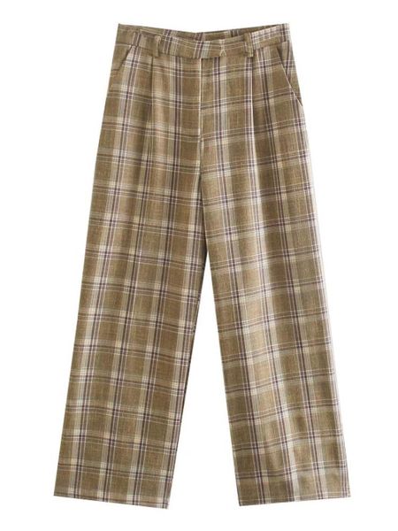 women's pants & capris onebling za woman 2022 casual cargo harajuku wide leg straight plaid chic elegant korean fashion loose print, Black;white
women's pants & capris onebling za woman 2022 casual cargo harajuku wide leg straight plaid chic elegant korean fashion loose print, Black;white
