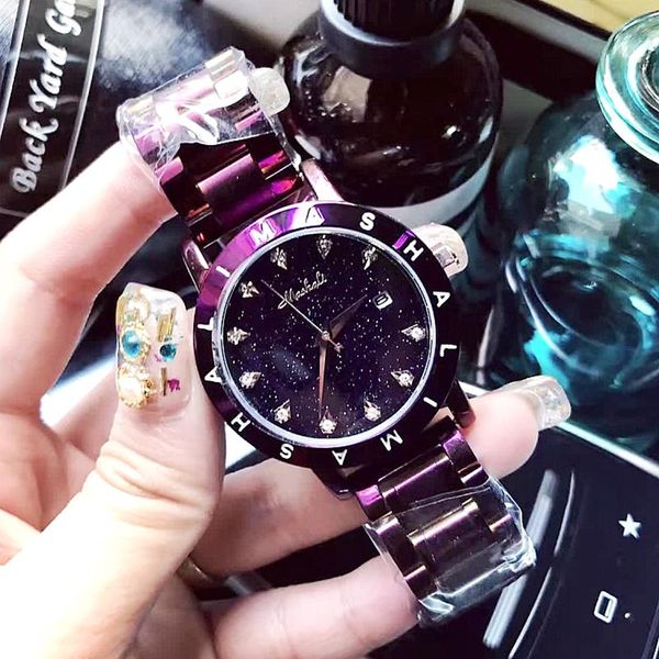 wristwatches 12 diamond stone clock dress match fashion female watch with golden steel watchband quartz, Slivery;brown
wristwatches 12 diamond stone clock dress match fashion female watch with golden steel watchband quartz, Slivery;brown