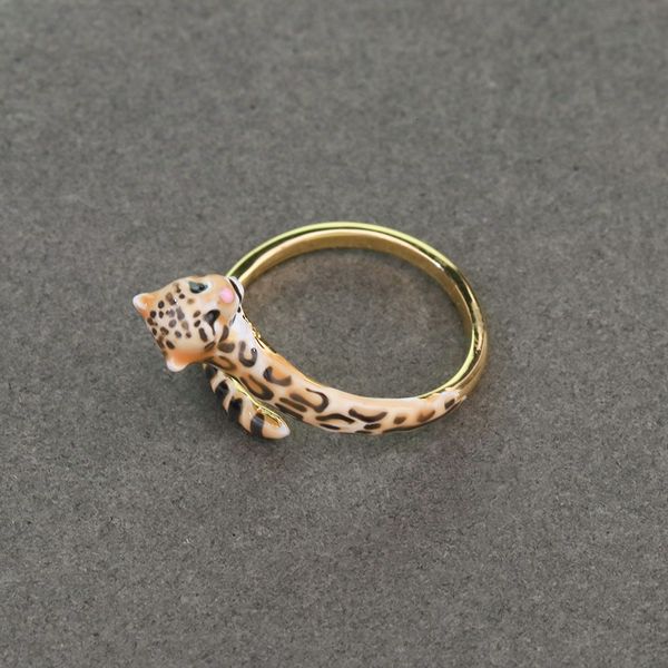 ring british b house enamel plated real gold leopard opening female minority design feeling sweet cool wind adjustable, Silver
ring british b house enamel plated real gold leopard opening female minority design feeling sweet cool wind adjustable, Silver