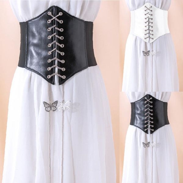 belts corset wide court style girdle straps bow knot chain women's ultra-wide thin elastic belt dress accessories, Black;brown
belts corset wide court style girdle straps bow knot chain women's ultra-wide thin elastic belt dress accessories, Black;brown