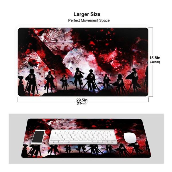 mouse pads & wrist rests attack on titan anime xxl gaming padmouse large lock edge pad computer mousepad gamer lapkeyboard mats
mouse pads & wrist rests attack on titan anime xxl gaming padmouse large lock edge pad computer mousepad gamer lapkeyboard mats