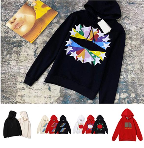 men's & women's hoodies autumn and winter embroidery stars letter printing european american fashion clothing loose trend designer, Black
men's & women's hoodies autumn and winter embroidery stars letter printing european american fashion clothing loose trend designer, Black