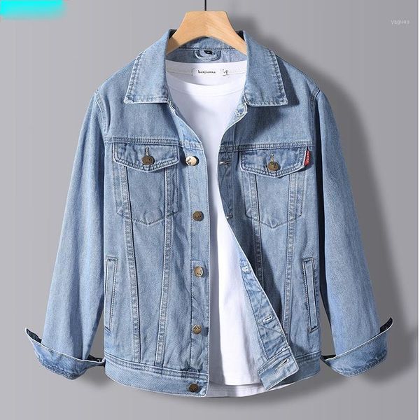 spring men's denim jacket male korean version of the trend handsome outer clothes student men jackets, Black;brown
spring men's denim jacket male korean version of the trend handsome outer clothes student men jackets, Black;brown
