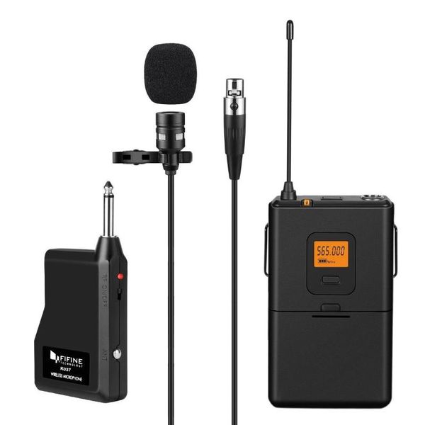 microphones 20-channel uhf wireless lavalier lapel microphone system with bodypack transmitter, mini mic & portable receiver
microphones 20-channel uhf wireless lavalier lapel microphone system with bodypack transmitter, mini mic & portable receiver