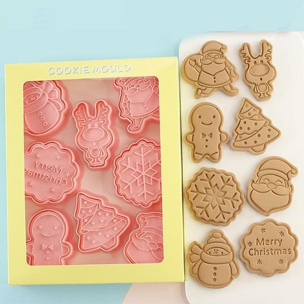 baking moulds 8 pcs/set diy christmas cartoon biscuit mould cookie cutter 3d biscuits mold abs plastic decorating tools
baking moulds 8 pcs/set diy christmas cartoon biscuit mould cookie cutter 3d biscuits mold abs plastic decorating tools