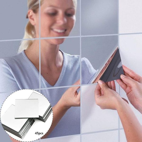 wall stickers 16pcs/set 3d square mirror tile diy self-adhesive decal for home porch art party bathroom decoration 15x15cm
wall stickers 16pcs/set 3d square mirror tile diy self-adhesive decal for home porch art party bathroom decoration 15x15cm