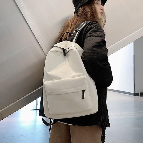 backpack casual small for women/men 2021 nylon travel school bag solid color korean style mochila
backpack casual small for women/men 2021 nylon travel school bag solid color korean style mochila