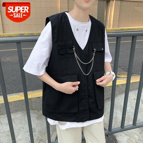 yemi fashion|working vest men's korean version of the trend hong kong fan energy loose waistcoat jacket #7b8n, Black;brown
yemi fashion|working vest men's korean version of the trend hong kong fan energy loose waistcoat jacket #7b8n, Black;brown