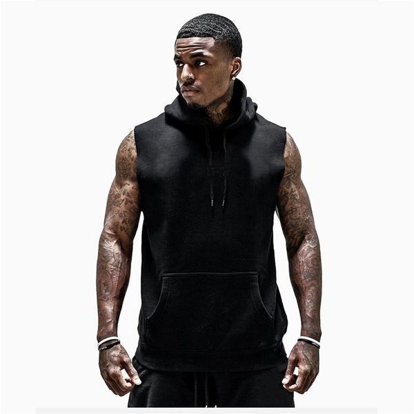 men' tank 2021mannen mouwloos muscle gym sport slanke vest bodybuilding hooded hiphop streetwear, White;black
men' tank 2021mannen mouwloos muscle gym sport slanke vest bodybuilding hooded hiphop streetwear, White;black