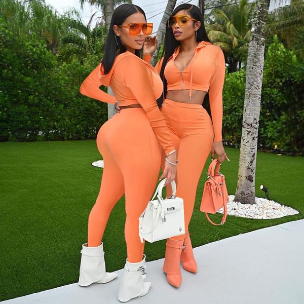 women's two piece pants autumn women hooded zipper long sleeve sporty leggings matching set workout bodycon casual stretchy outfit vet, White
women's two piece pants autumn women hooded zipper long sleeve sporty leggings matching set workout bodycon casual stretchy outfit vet, White