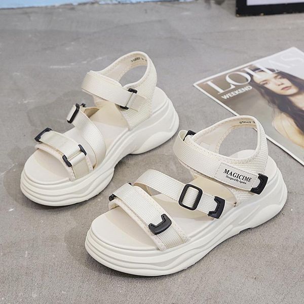 dress shoes 6cm platform sandals women wedge high heels buckle leather canvas summer zapatos mujer wedges woman sandal, Black
dress shoes 6cm platform sandals women wedge high heels buckle leather canvas summer zapatos mujer wedges woman sandal, Black